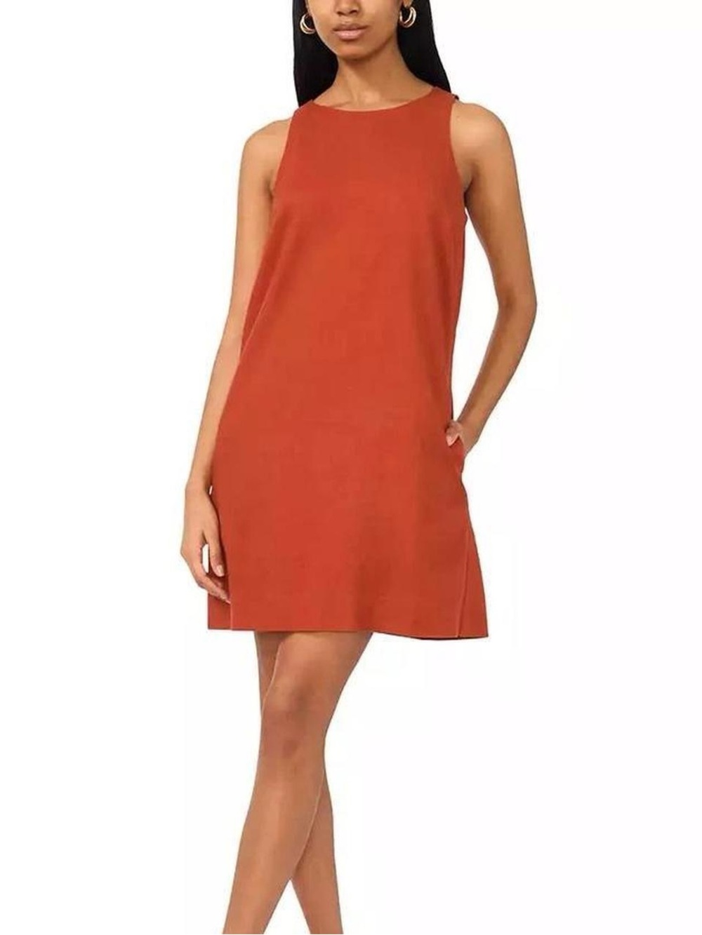 Suede burnt Orange Speechless mini dress
